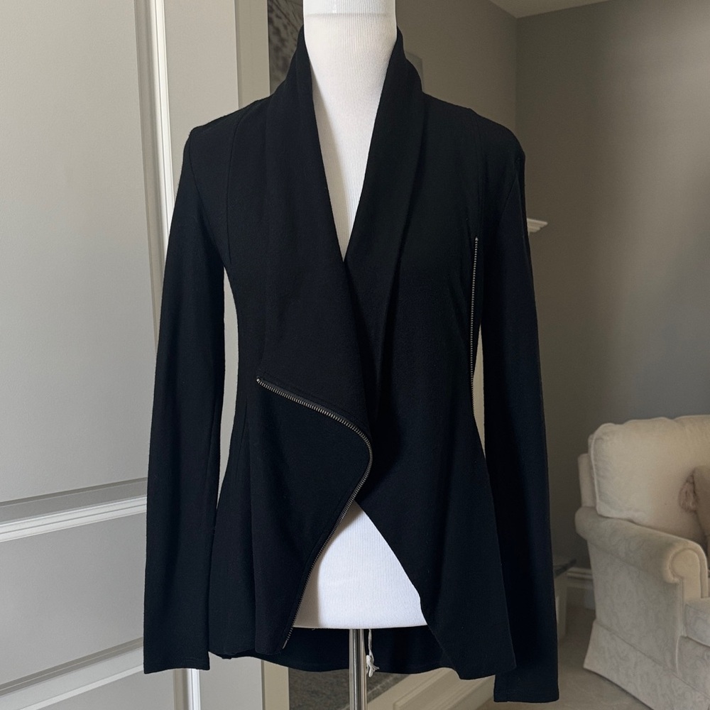 Helmut Lang Black Women's Wool Blazer Jacket Sz S